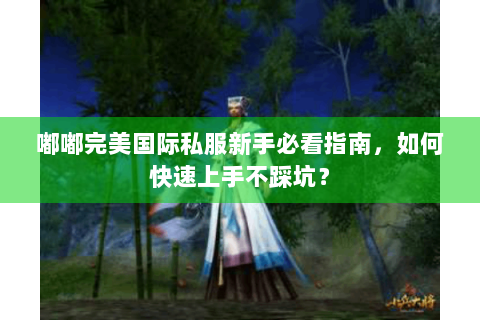 嘟嘟完美国际私服新手必看指南，如何快速上手不踩坑？