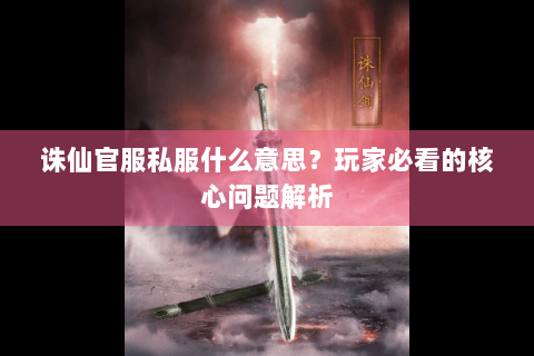 诛仙官服私服什么意思？玩家必看的核心问题解析