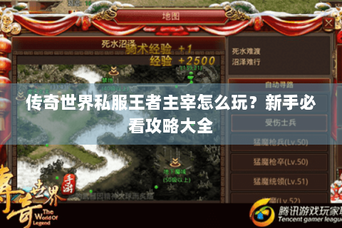 传奇世界私服王者主宰怎么玩？新手必看攻略大全