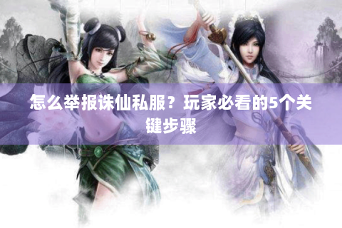 怎么举报诛仙私服？玩家必看的5个关键步骤