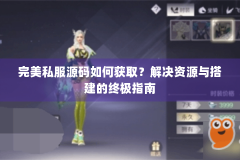 完美私服源码如何获取？解决资源与搭建的终极指南