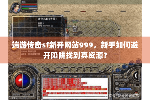 端游传奇sf新开网站999，新手如何避开陷阱找到真资源？