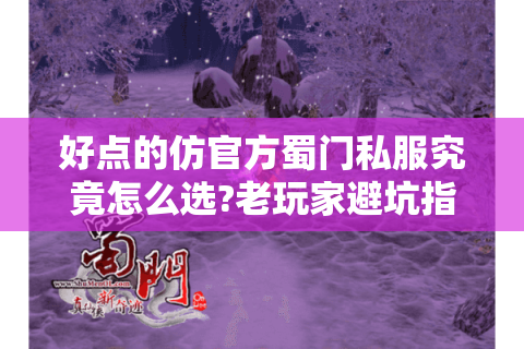 好点的仿官方蜀门私服究竟怎么选?老玩家避坑指南