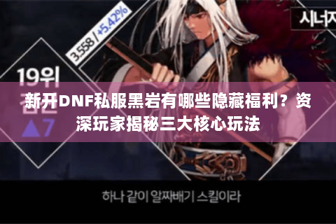 新开DNF私服黑岩有哪些隐藏福利？资深玩家揭秘三大核心玩法