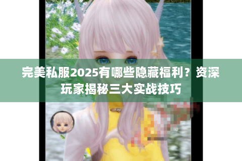 完美私服2025有哪些隐藏福利？资深玩家揭秘三大实战技巧