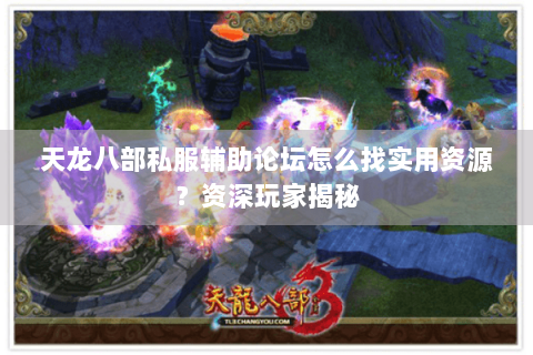 天龙八部私服辅助论坛怎么找实用资源？资深玩家揭秘