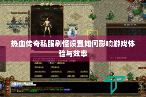 热血传奇私服刷怪设置如何影响游戏体验与效率