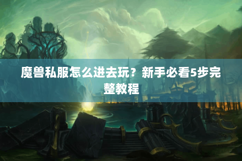 魔兽私服怎么进去玩？新手必看5步完整教程