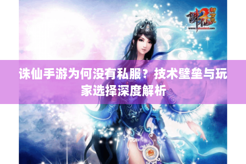 诛仙手游为何没有私服？技术壁垒与玩家选择深度解析