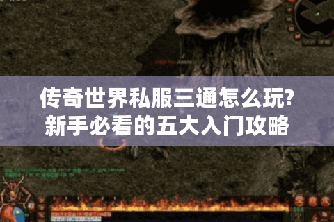 传奇世界私服三通怎么玩?新手必看的五大入门攻略