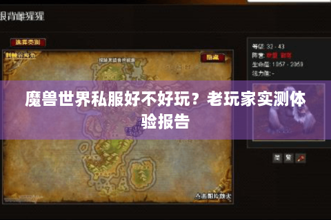 魔兽世界私服好不好玩？老玩家实测体验报告