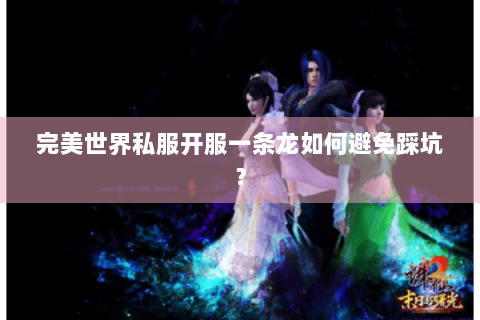 完美世界私服开服一条龙如何避免踩坑？