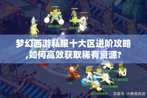 梦幻西游私服十大区进阶攻略,如何高效获取稀有资源?