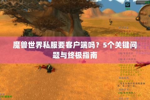 魔兽世界私服要客户端吗？5个关键问题与终极指南