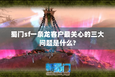 蜀门sf一条龙客户最关心的三大问题是什么?