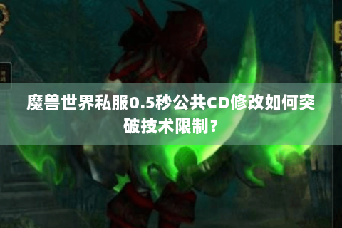 魔兽世界私服0.5秒公共CD修改如何突破技术限制？