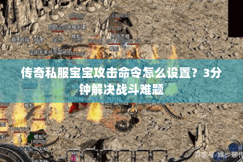 传奇私服宝宝攻击命令怎么设置？3分钟解决战斗难题