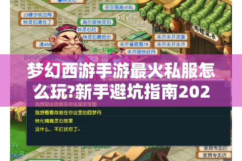 梦幻西游手游最火私服怎么玩?新手避坑指南2025