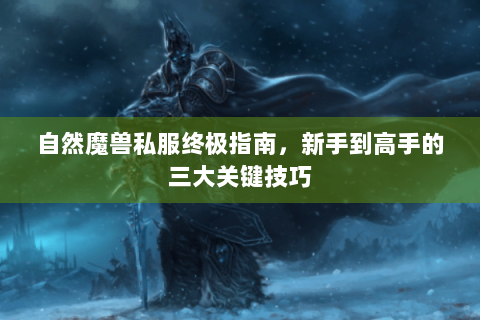 自然魔兽私服终极指南，新手到高手的三大关键技巧
