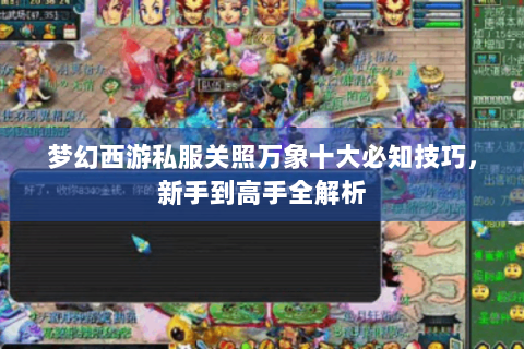 梦幻西游私服关照万象十大必知技巧，新手到高手全解析