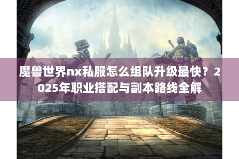 魔兽世界nx私服怎么组队升级最快？2025年职业搭配与副本路线全解