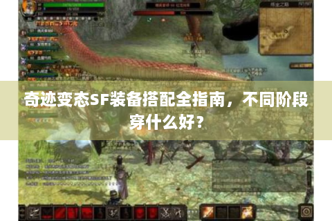 奇迹变态SF装备搭配全指南，不同阶段穿什么好？