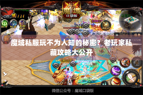 魔域私服玩不为人知的秘密？老玩家私藏攻略大公开