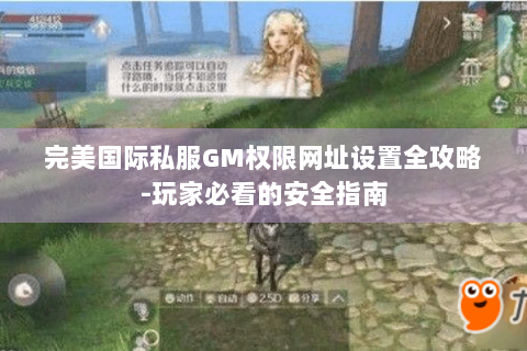完美国际私服GM权限网址设置全攻略-玩家必看的安全指南
