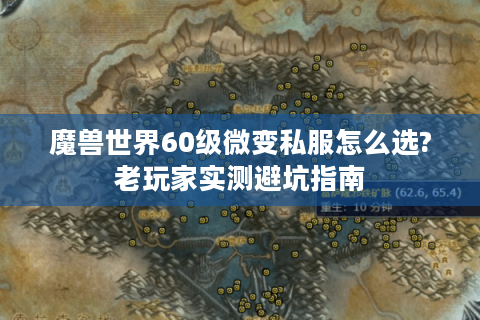 魔兽世界60级微变私服怎么选?老玩家实测避坑指南
