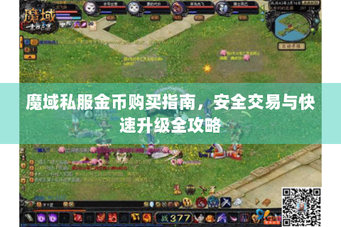 魔域私服金币购买指南，安全交易与快速升级全攻略