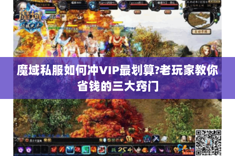 魔域私服如何冲VIP最划算?老玩家教你省钱的三大窍门