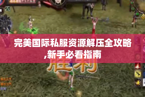 完美国际私服资源解压全攻略,新手必看指南
