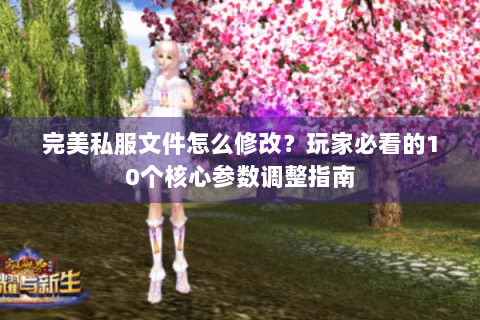 完美私服文件怎么修改？玩家必看的10个核心参数调整指南