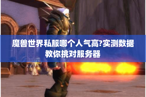 魔兽世界私服哪个人气高?实测数据教你挑对服务器