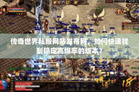 传奇世界私服网站发布网，如何快速找到稳定高爆率的版本？