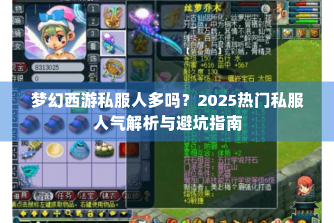 梦幻西游私服人多吗？2025热门私服人气解析与避坑指南
