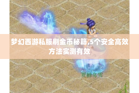 梦幻西游私服刷金币秘籍,5个安全高效方法实测有效