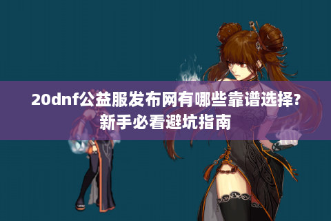 20dnf公益服发布网有哪些靠谱选择?新手必看避坑指南