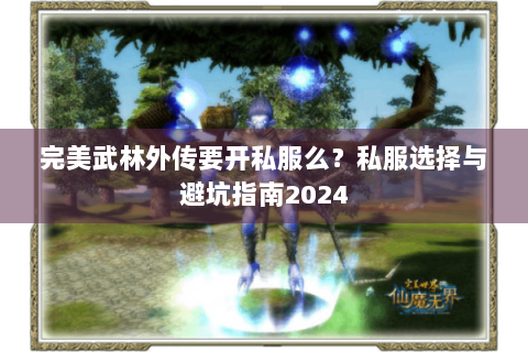 完美武林外传要开私服么？私服选择与避坑指南2024
