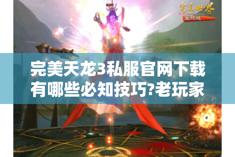 完美天龙3私服官网下载有哪些必知技巧?老玩家亲测避坑指南