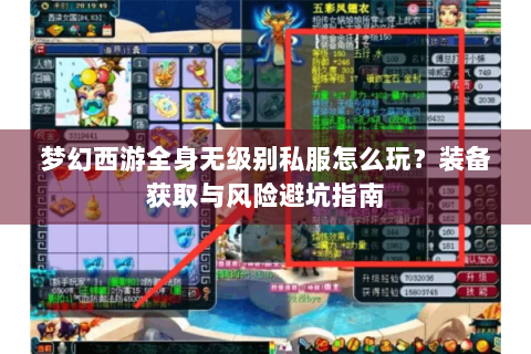 梦幻西游全身无级别私服怎么玩？装备获取与风险避坑指南