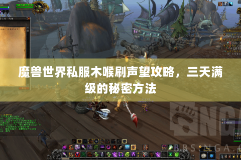 魔兽世界私服木喉刷声望攻略，三天满级的秘密方法