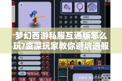 梦幻西游私服互通版怎么玩?资深玩家教你避坑选服技巧