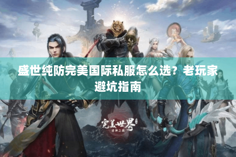 盛世纯防完美国际私服怎么选？老玩家避坑指南