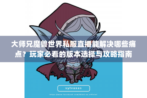 大师兄魔兽世界私服直播能解决哪些痛点？玩家必看的版本选择与攻略指南