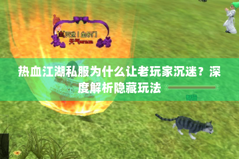 热血江湖私服为什么让老玩家沉迷？深度解析隐藏玩法