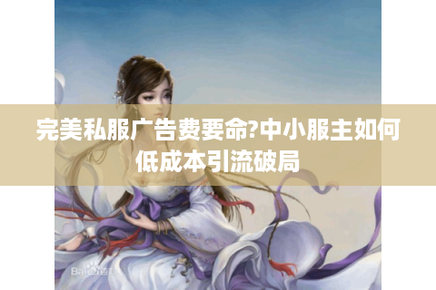 完美私服广告费要命?中小服主如何低成本引流破局
