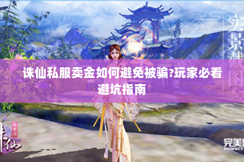 诛仙私服卖金如何避免被骗?玩家必看避坑指南