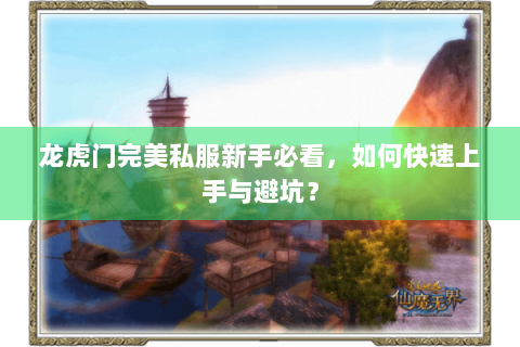 龙虎门完美私服新手必看，如何快速上手与避坑？