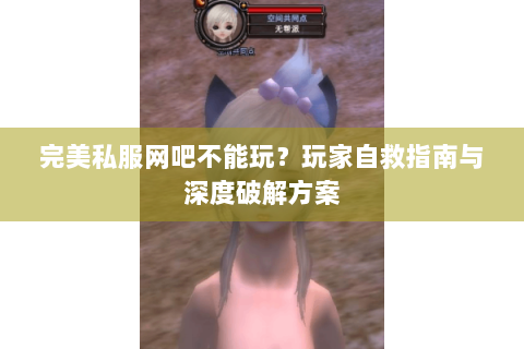 完美私服网吧不能玩？玩家自救指南与深度破解方案